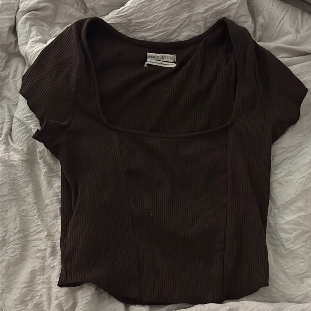 Urban Outfitters Brown Fitted crop